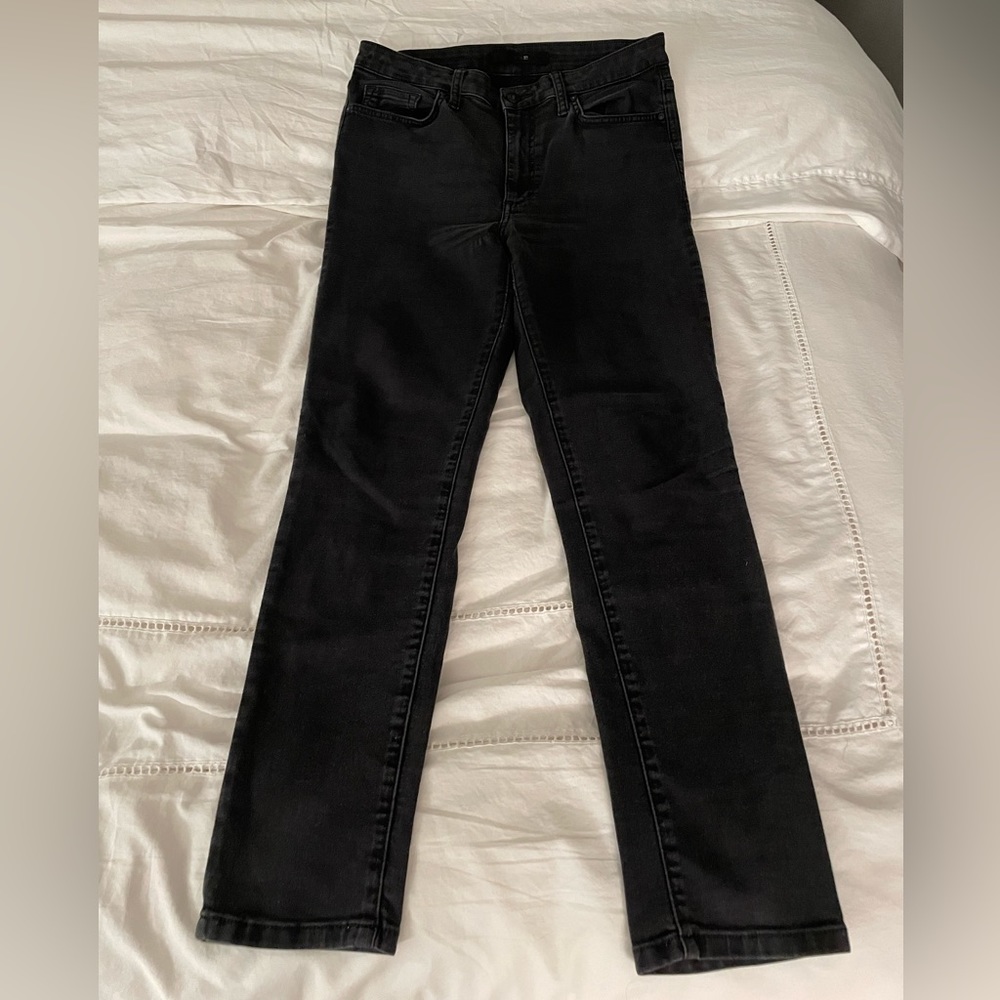 Joe’s jeans, black straight leg